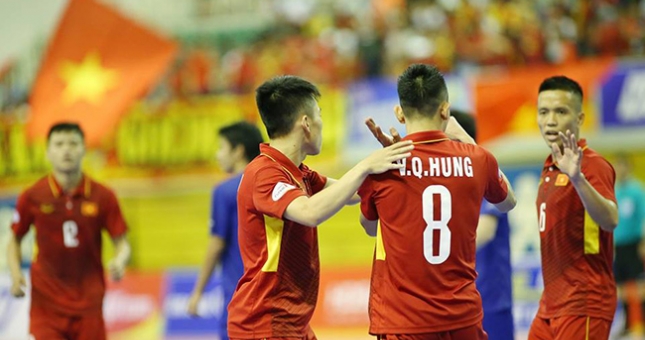 Tứ kết Futsal châu Á: Việt Nam gặp bất lợi lớn về lực lượng