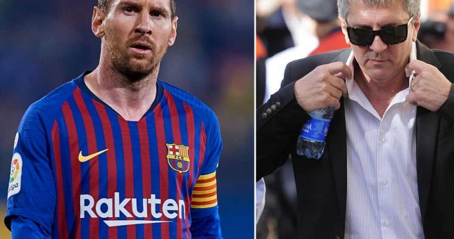 Sợ mất Messi, Barca 'đi đêm' với bố siêu sao Argentina