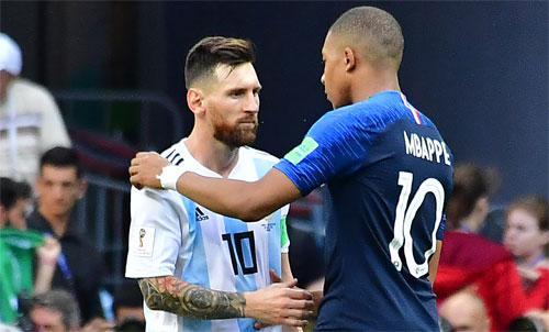 Mbappe: 'Messi đang để mắt tới tôi'