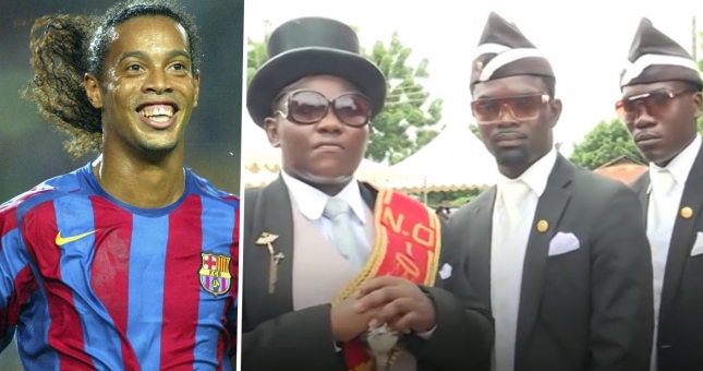 Vũ công tang lễ châu Phi mơ được lo hậu sự cho Ronaldinho