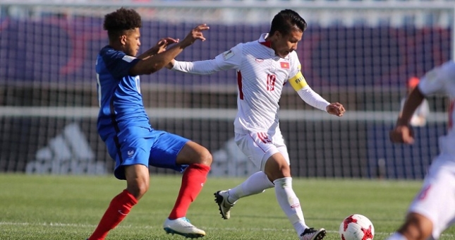 Chênh lệch về đẳng cấp, U20 Việt Nam thua đậm trước Pháp