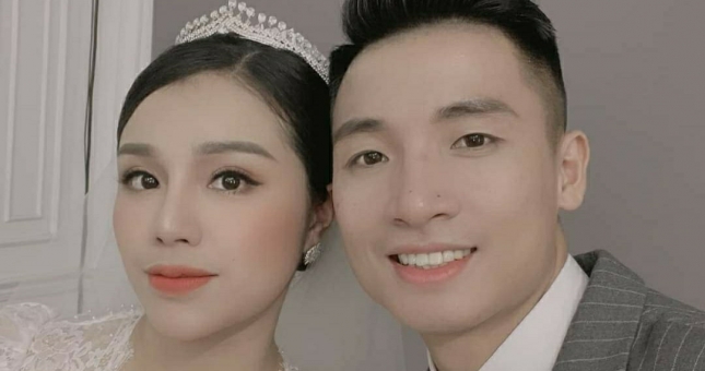 Hé lộ ảnh cưới cực chất của Bùi Tiến Dũng