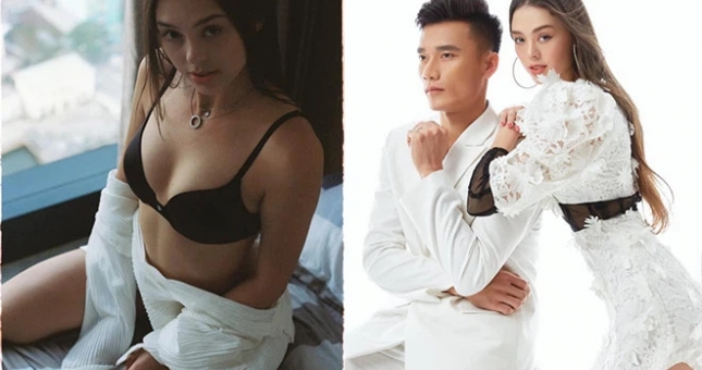 Bạn gái Bùi Tiến Dũng diện '2 mảnh' khoe đường cong nóng bỏng