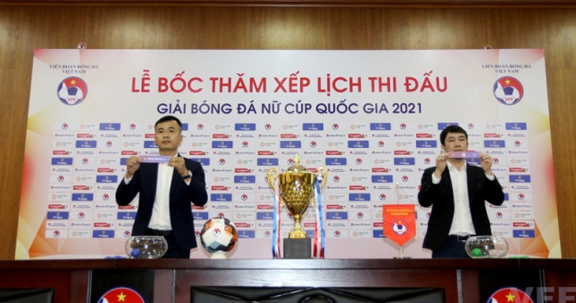 Bốc thăm xếp lịch thi đấu Giải bóng đá Nữ Cúp Quốc gia 2021