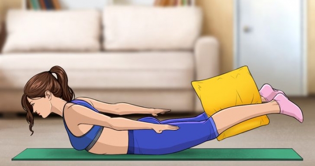 9 bài tập giãn cơ toàn thân thực hiện với gối ngủ