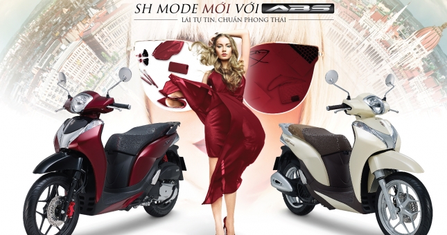 Honda SH mode thế hệ mới đã được trang bị phanh ABS