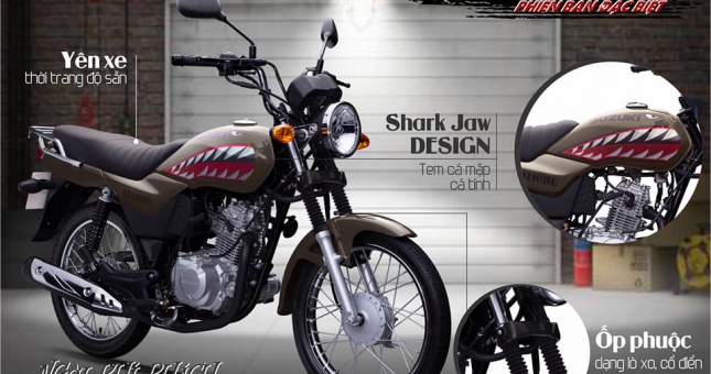 Suzuki GD110HU phiên bản tem cá mập cực chất ra mắt