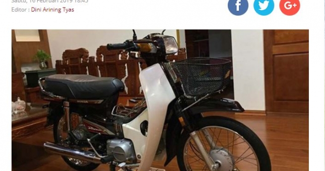 Honda Dream giá 12 cây vàng của Hưng “sắt” gây sốt trên báo Indo