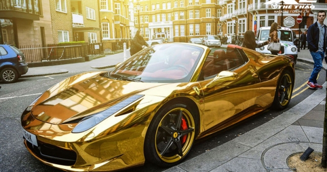 Xe dát vàng thật khác với xe mạ vàng giả của Phúc XO ra sao?