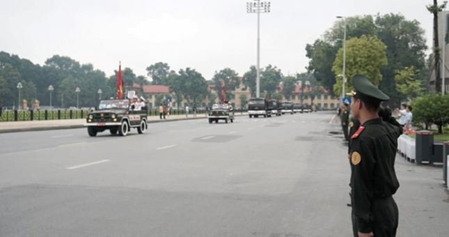 Lịch cấm đường phục vụ Lễ Quốc tang Đại tướng Lê Đức Anh