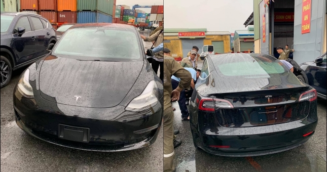 Chi tiết ô tô điện Tesla Model 3 đầu tiên về Việt Nam
