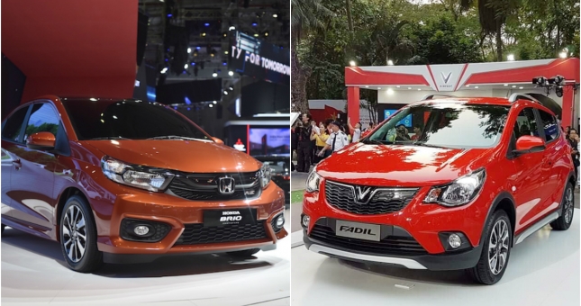 So sánh thông số kỹ thuật VinFast Fadil và Honda Brio