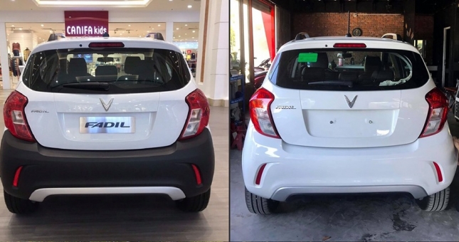 VinFast Fadil độ cản sau đồng màu với xe: Kẻ khen, người chê