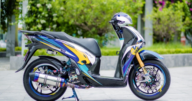 Chiêm ngưỡng chiếc Honda SH 150i độ “khủng” nhất Hà Thành