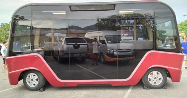 Hé lộ mẫu ô tô siêu đẹp được cho là xe buýt điện VinFast