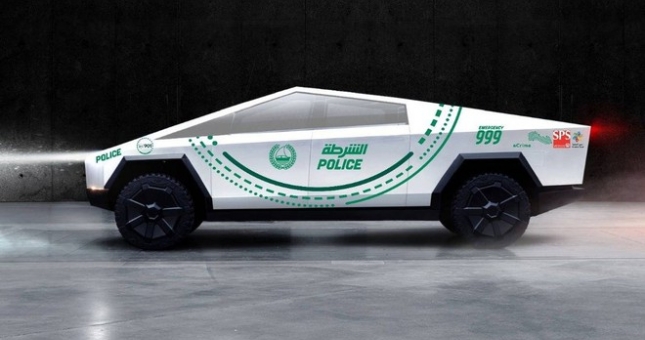 Cảnh sát Dubai chiêu mộ siêu SUV Tesla Cybertruck làm xe tuần tra