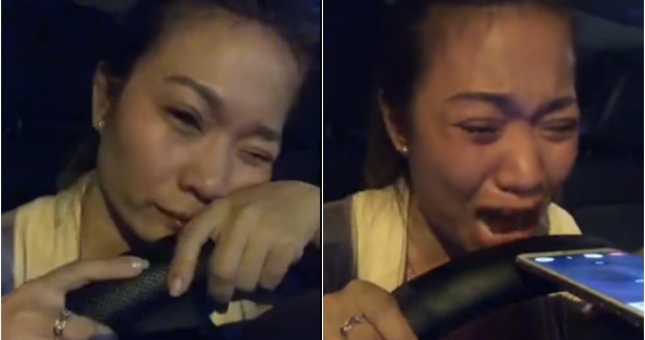 Nữ tài xế lái xe khi say xỉn, livestream gào thét đòi đâm người