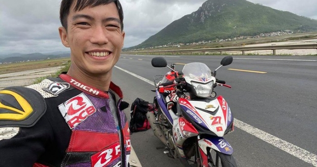 Xác minh và xử lý thanh niên đi Exciter xuyên Việt trong gần 20 tiếng