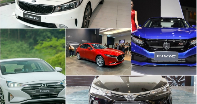 5 mẫu xe hạng C được ưu chuộng nhất Việt Nam năm 2019