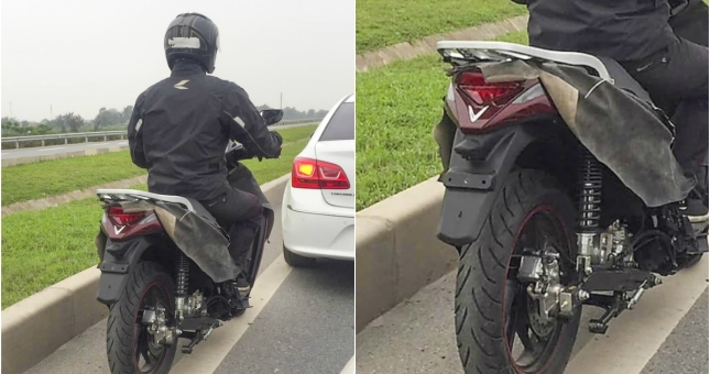 Xe máy điện mới của VinFast lộ diện, kiểu dáng hầm hố như Honda SH