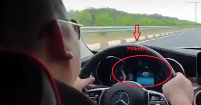 Tài xế lái Mercedes phóng 234km/h gây phẫn nộ cộng đồng mạng