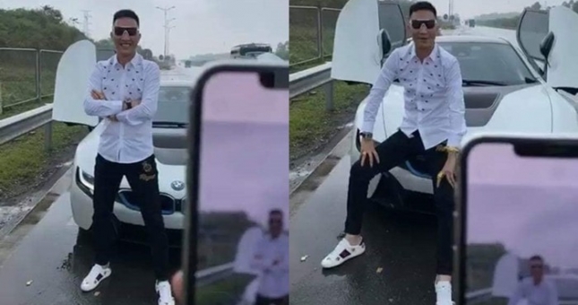 Huấn 'hoa hồng' dừng xe chụp ảnh trên cao tốc, liệu có tiếp bước Khá 'bảnh'?