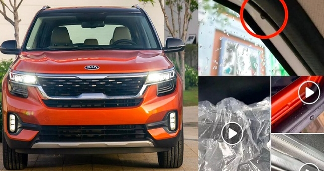 Người dùng bức xúc khi Kia Seltos mới mua đã bị dột nước