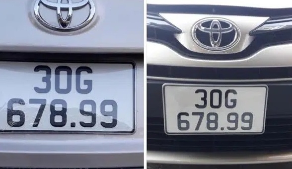 Bấm được biển số 'khủng', chủ xe Toyota Vios rao bán hơn 800 triệu đồng