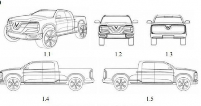 11 bản vẽ thiết kế xe VinFast mới được đăng ký bảo hộ