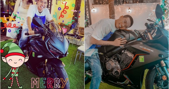 Rapper Wowy được bạn thân tặng mô tô gần 300 triệu đồng