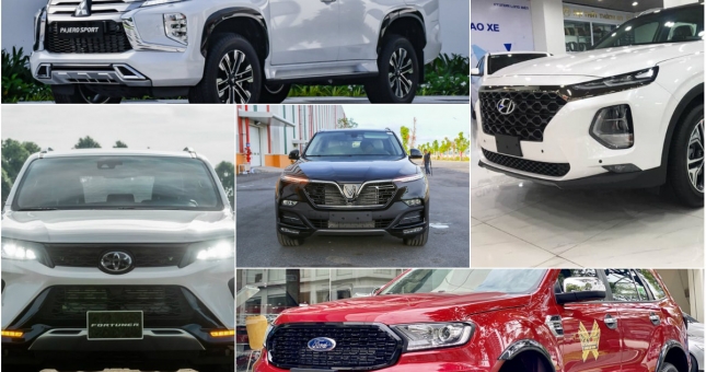 6 mẫu xe SUV 7 chỗ tiết kiệm nhiên liệu nhất Việt Nam: SantaFe dẫn đầu
