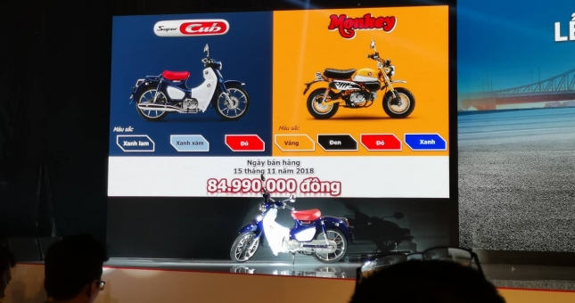 Honda Việt Nam chính thức ra mắt Monkey 125 và Super Cub 125