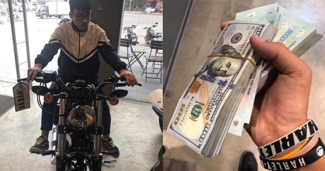 Thành tích học tập tốt, nam sinh cấp 3 Hà Nội được bố tặng Harley Davidson Forty-Eight