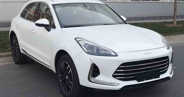 Xe Trung Quốc Zotye SR9 giống hệt Porsche Macan xuất hiện
