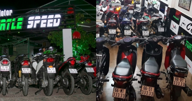 9 chiếc xe máy biển ngũ quý từ 1 đến 9 của dân chơi miền Tây