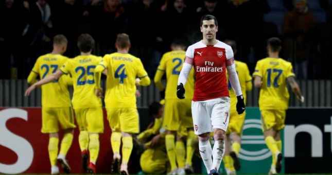 Kết quả vòng 1/16 Europa League: Arsenal ngã ngựa