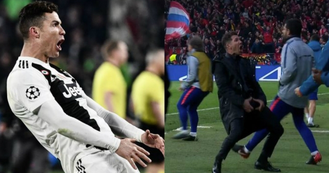 Ronaldo đối diện án phạt vì ăn mừng giống HLV Simeone