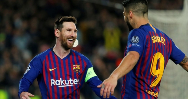 Messi rực sáng, Barca dễ dàng vào tứ kết Champions League