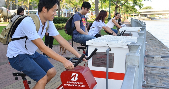 Cùng Bridgestone giữ hồ sông xanh, cho cuộc sống an lành