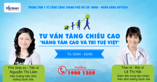 Khởi động Chương trình khám, tư vấn tăng chiều cao cho trẻ tại TP Hồ Chí Minh