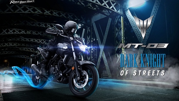 Yamaha VN giới thiệu mẫu xe naked bike MT-03 phiên bản ABS