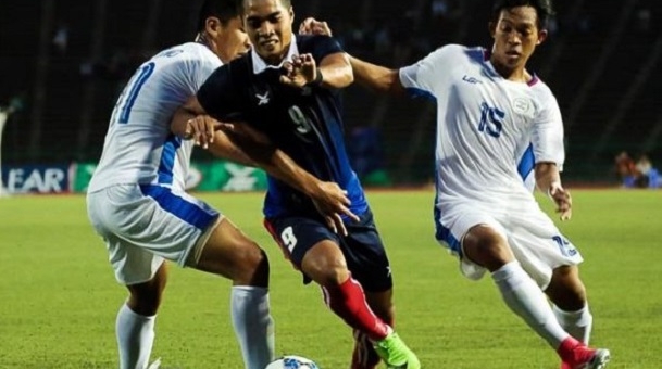 Hàng công kém sắc, U22 Campuchia để thua U22 Philippines