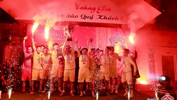 Tùng Ân Hoa Lư vô địch Vĩnh Phúc League 2017