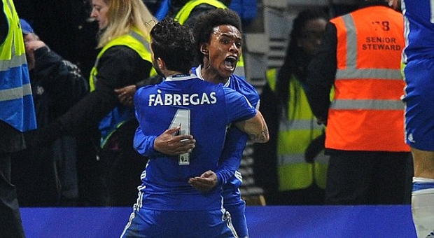 William lập cú đúp, Chelsea dễ dàng hạ Stoke City