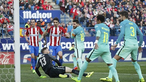 Messi lập công, Barca nhọc nhằn vượt ải Atletico Madrid