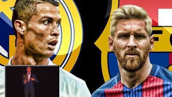 Giành Quả bóng vàng 2017, Ronaldo không quên nhắc tới Messi