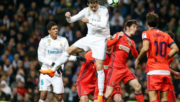 Ronaldo lập hattrick, Real thắng đậm Sociedad