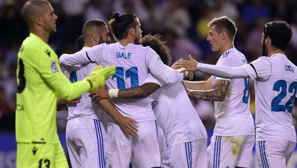 Bale nổ súng, Real thắng tưng bừng ngày ra quân