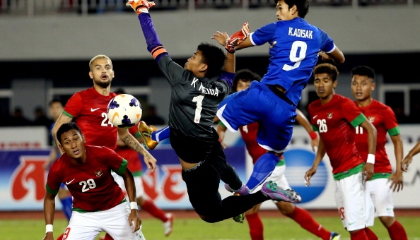 U23 Thái Lan hòa Indonesia trong trận cầu không bàn thắng