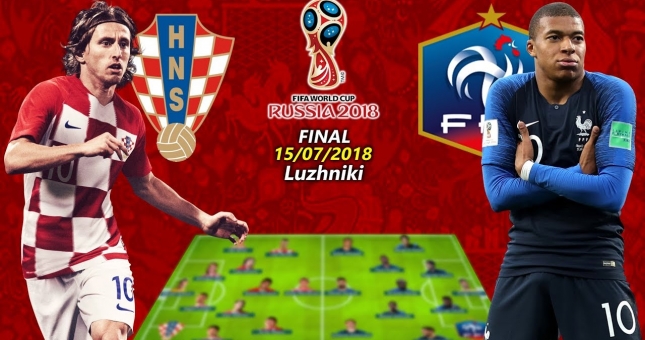 Soi kèo chung kết WC 2018 Pháp vs Croatia: Soi kĩ mới thấy